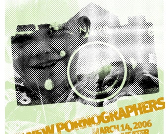 Belle & Sebastian + The New Pornographers März 2006 Limited Edition Gig Poste von Powerhouse Factory