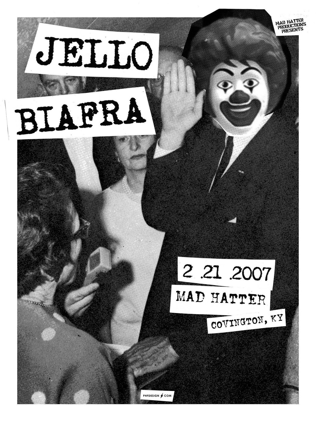Jello Biafra February 2007 Limited Edition Gig Poster by Powerhouse