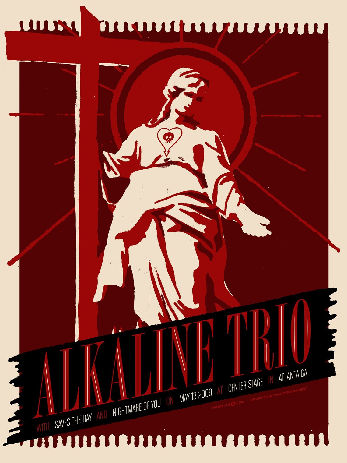 Alkaline Trio May 2009 Limited Edition Gig Poster by Powerhouse ...