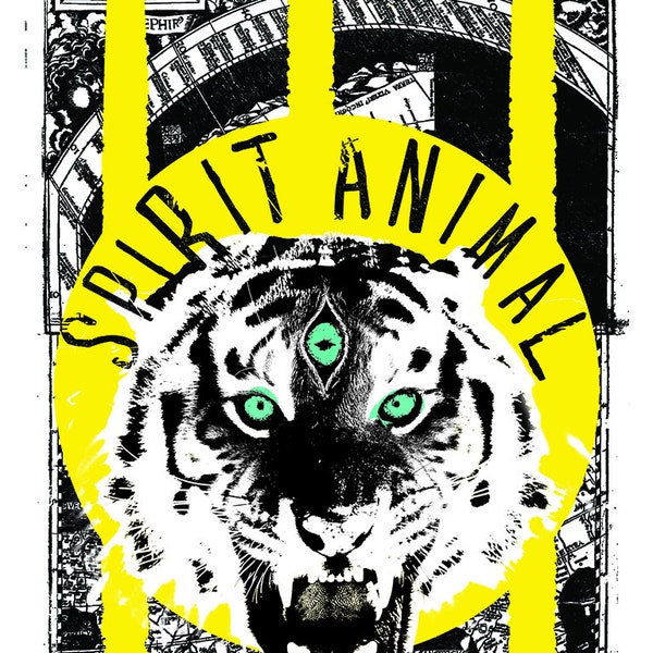 Spirit Animal May 2015 Limited Edition Gig Poster by Powerhouse Factories