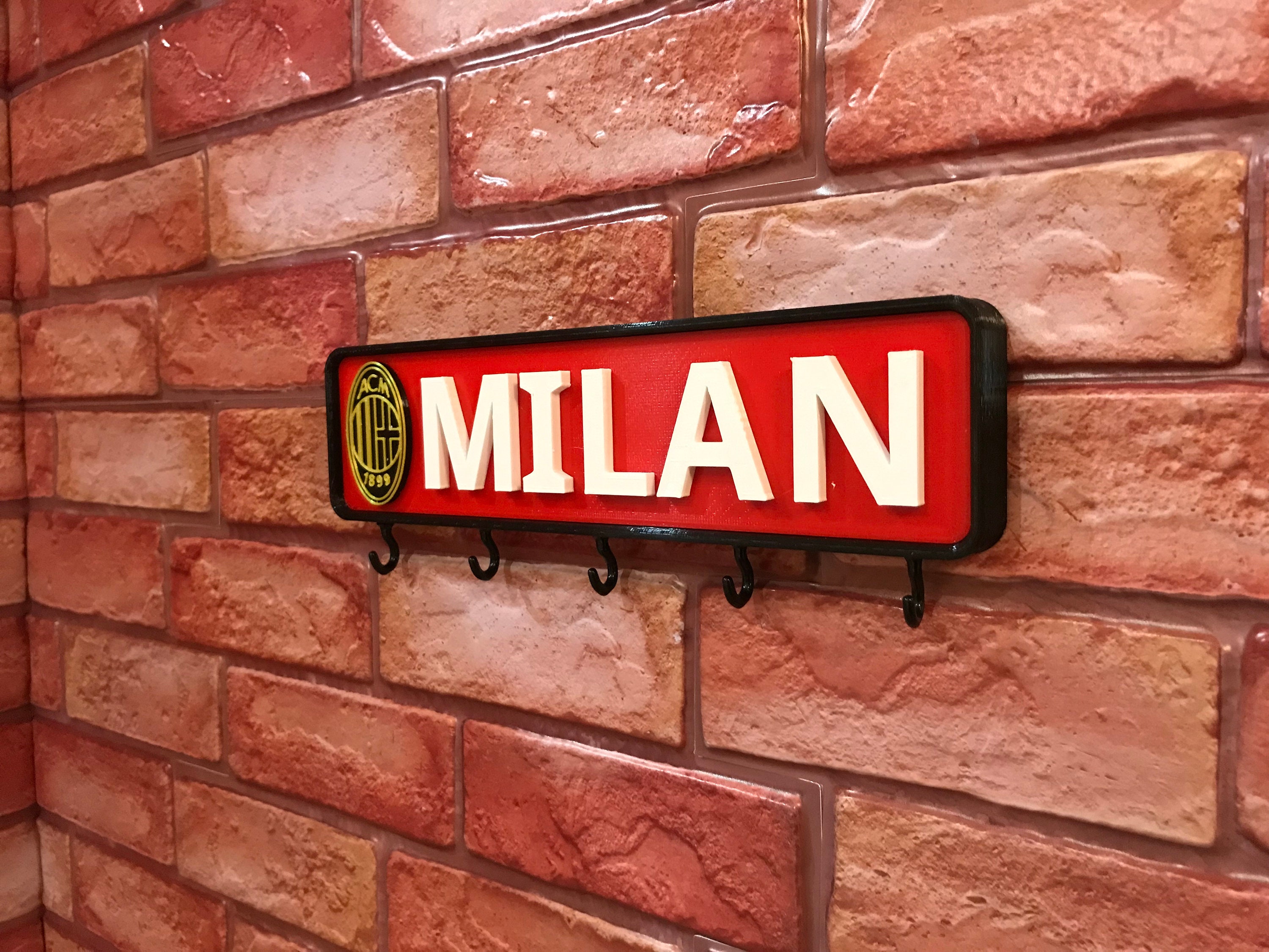 A.C. MILAN Key Rack - Etsy