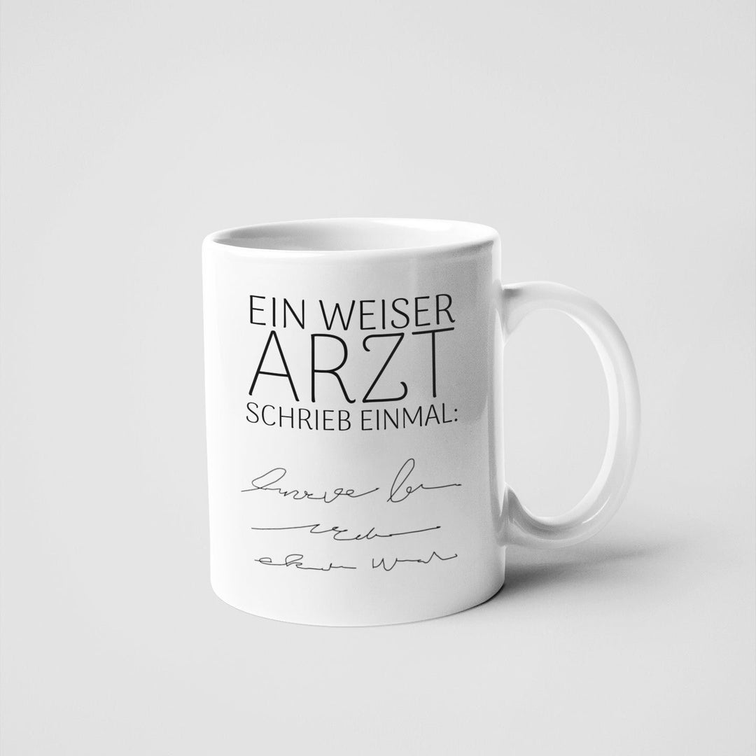 Keramiktasse Mit "Doctor In Progress"-Aufdruck – Lustiges Geschenk Für Medizinstudenten & Doktoranden | 325 Ml, Weiß, Mikrowellen- & Spülmaschinengeeignet