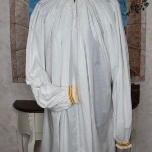 Chemise, Hemd, historisch, Herren, 16. Jahrhundert, Renaissance, Mittelalter, Bild 2