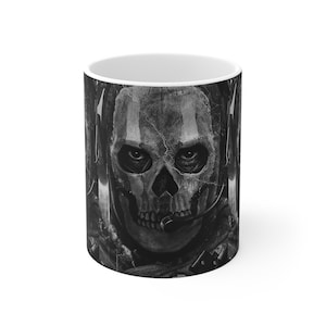 ghost call of duty Ceramic Mug 11oz
