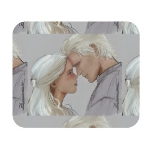 daemon targaryen and rhaenyra targaryen Mouse Pad (Rectangle)