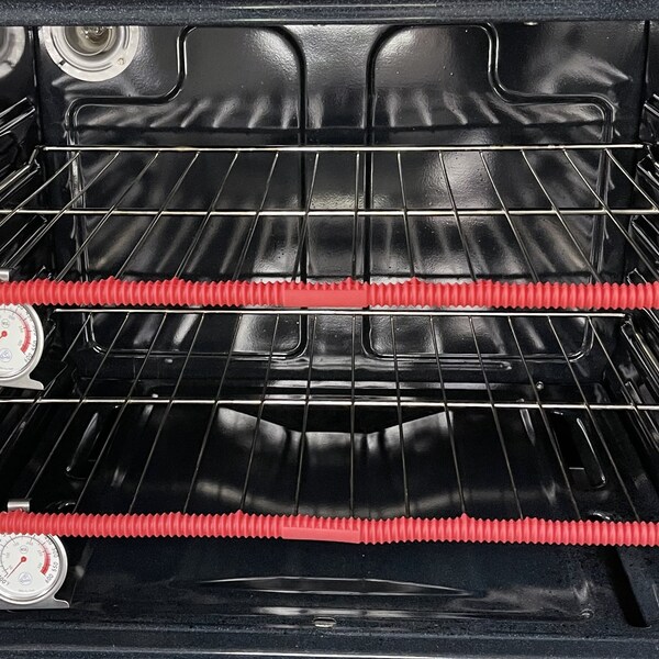 24" Oven Rack Protectors/Guards, Heat Resistant Silicone, Protect Against Burns and Scars (2 pack)