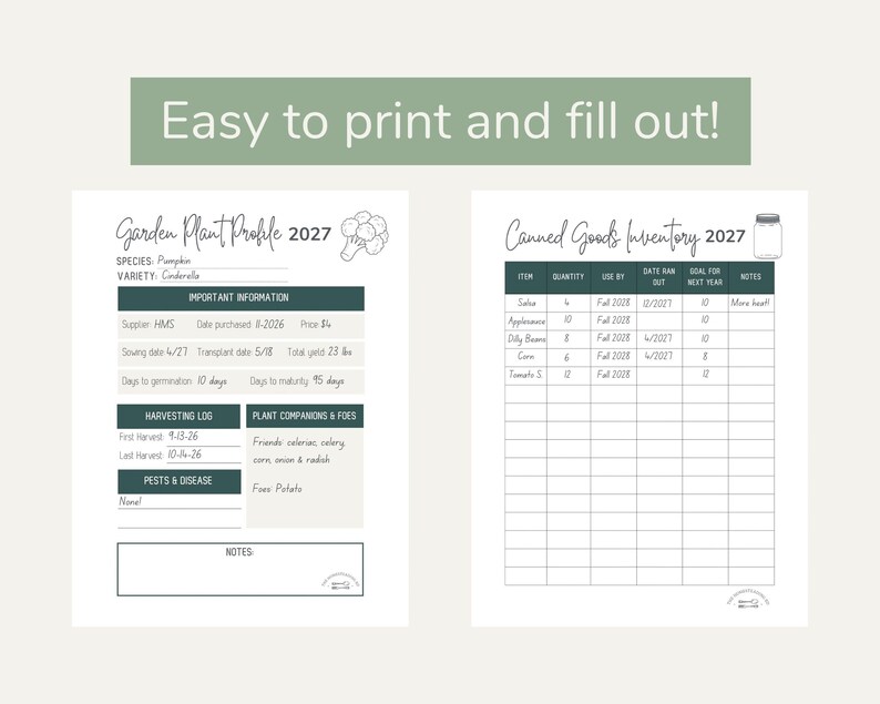 The Ultimate Garden Planner 2027 | Calendars | Record Keeping | Trackers | Organization Charts | Scheduling Tools image 2