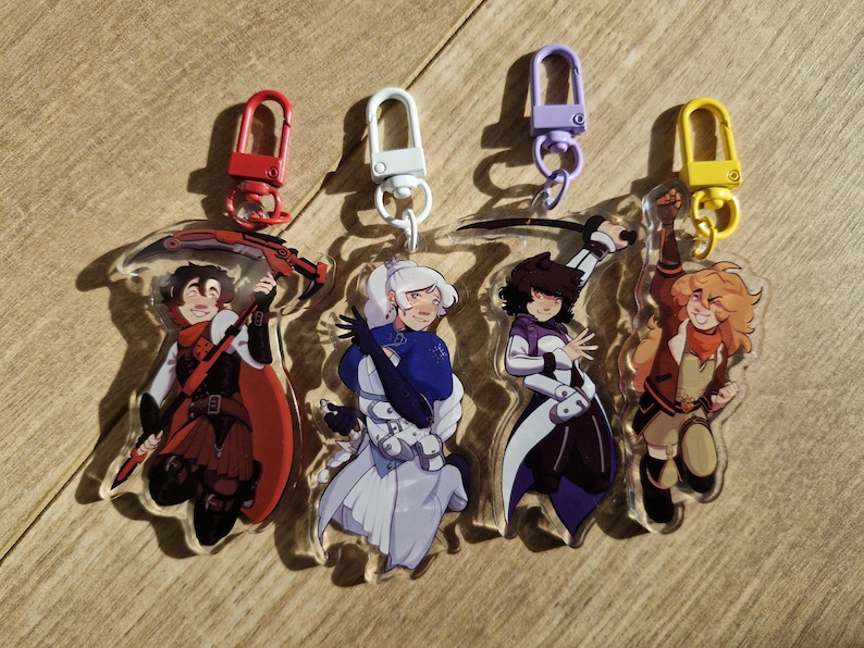 Team RWBY Charms - Etsy
