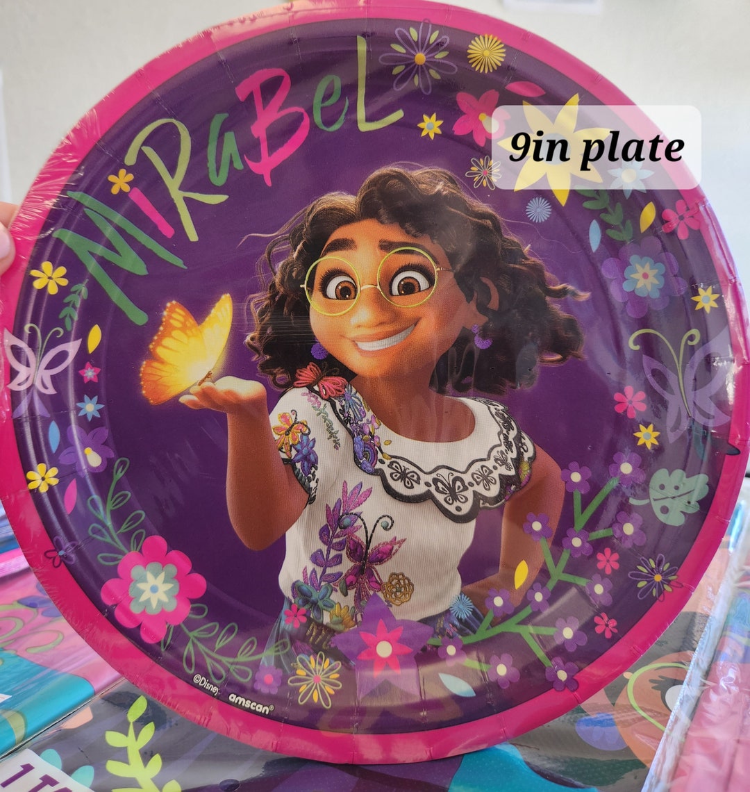 Encanto Birthday Party Encanto Plates Mirabel Plates Etsy