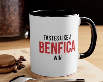 Benfica Mug, Tastes Like a Benfica Win, Benfica Fan Mug, Soccer Mug, Football Fan Mug, Soccer Gift, Football Mug, Benfica Gifts, Soccer Cup