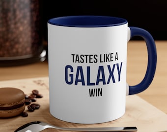 Galaxy mok, smaakt als een Galaxy Win, fan mok, voetbal mok, voetbal fan mok, voetbal cadeau, voetbal mok, Galaxy geschenken, Galaxy Cup, LA fan mok