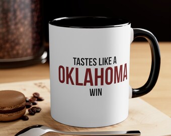 Mug Oklahoma, C'est comme une victoire en Oklahoma, Cadeaux football, Fan de l'Oklahoma, Cadeaux étudiants, Merch universitaire, Mug Game Day, Mug Université, Oklahoma