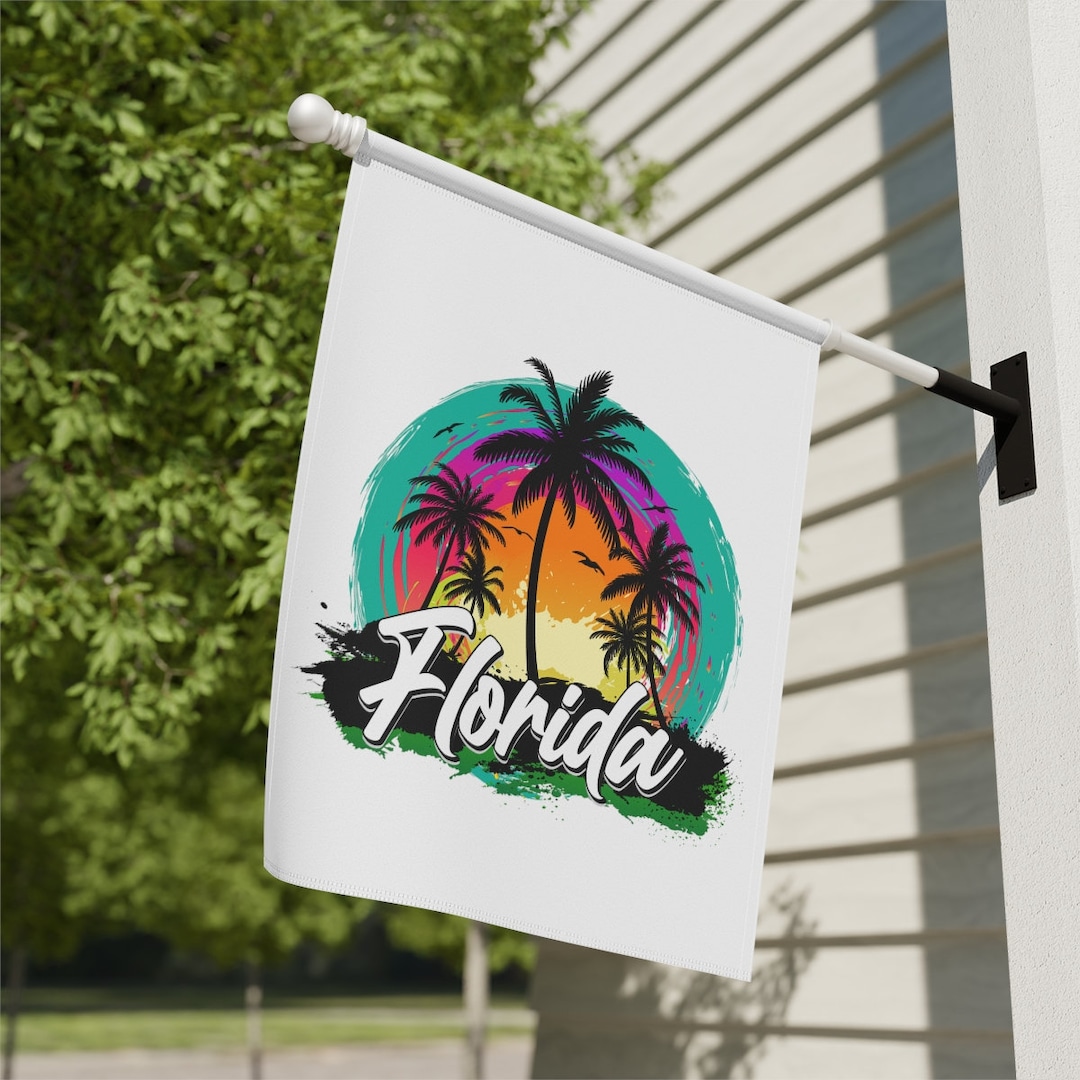 Florida Flag Florida House Flag Florida Garden Flag Florida Etsy