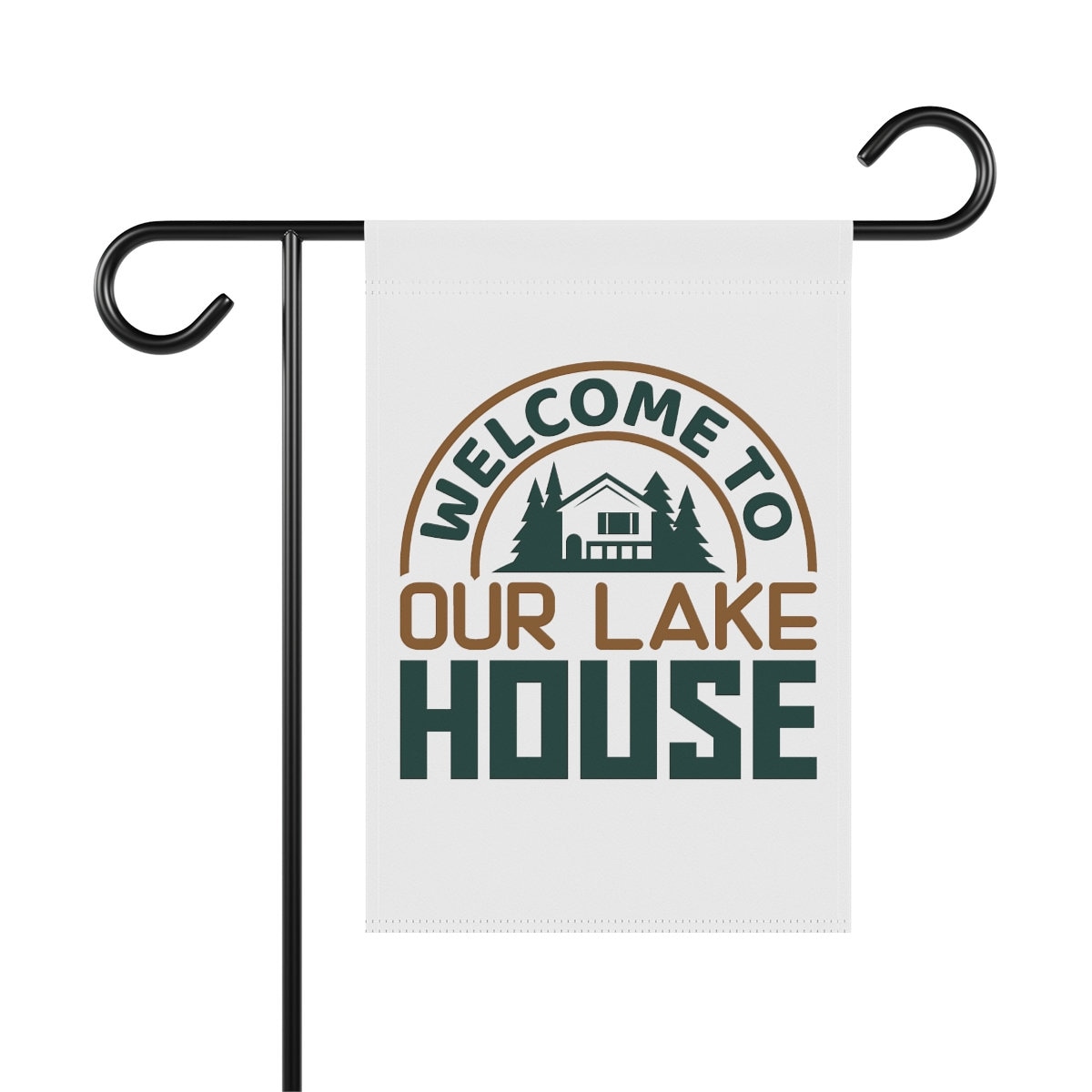 Personalized Custom Lake House Garden Flag - Best Gift For Family/Couple - Welcome to Lake House main image 0