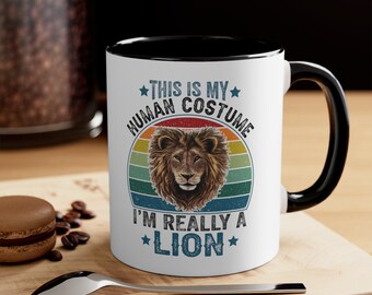 Really a Lion Mug, Leo Astrology Coffee Mug, Lion Mug, Lion Lover Gifts, Horoscope Birthday Gift, Leo Gift Idea, Novelty Gift, Safari Mug