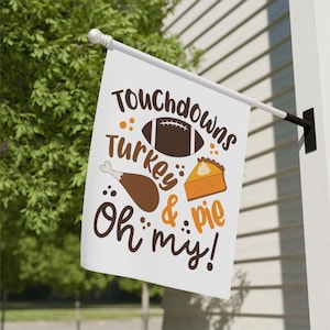 Thanksgiving Flag Quote, Thanksgiving House Flag, Double Sided Flag, Thanksgiving Garden Flag, Thanksgiving Flag, Thankful Decor Turkey Flag