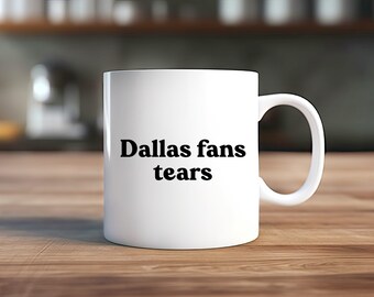 Dallas Fanbecher, Tränen von Dallas Fans, Dallas Becher, Fußballgeschenke für Papa, Freundgeschenk, Fußballbecher, lustiger Becher, Geschenk für ihn, Cowboys Becher