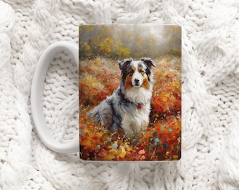 Australische herder mok, Australische herder moeder mok, Aussie moeder mok, Australische herder cadeau, Aussie herder cadeau, hond moeder, Aussie mok