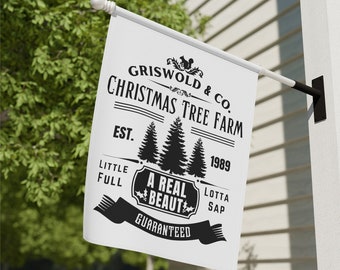 Weihnachtsferien Flagge, lustige Weihnachtsferien Flagge, Weihnachtshaus-Flagge, lustige Garten-Flagge, lustige Weihnachtsflagge, Clark Griswold Familie