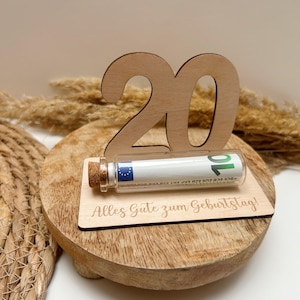 Silhouette Geldgeschenk Geburtstag | Geburtstagsgeschenk | Runder Geburtstag | 18er Geburtstag | Geld schenken | Geschenk zum Geburtstag