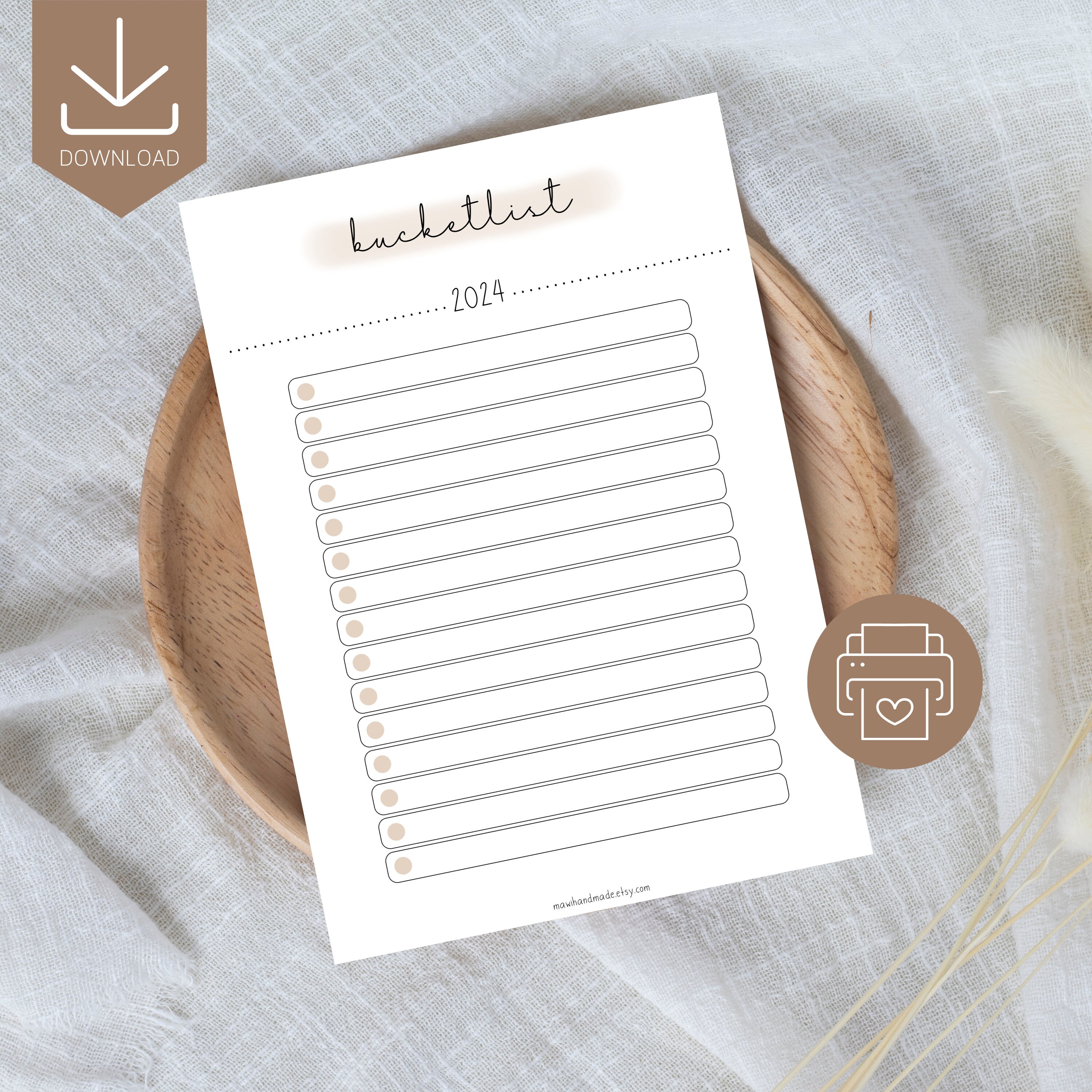 Printable Bucket List 2024 Bucket List Holiday Holiday Etsy