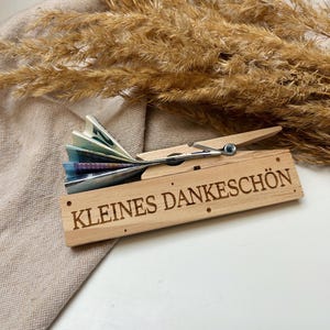 Geldgeschenk Klötzchen Wäscheklammer | Dankeschön | Kleines Geldgeschenk | Geldgeschenkverpackung | Geld schön verpacken | Geld schenken