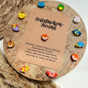 Pocket Produkt Federtaschen-Freund | Schulstart | Einschulung | Geschenk Schulkind | Schulanfänger | Federtasche | Glücksbringer | Schultüte