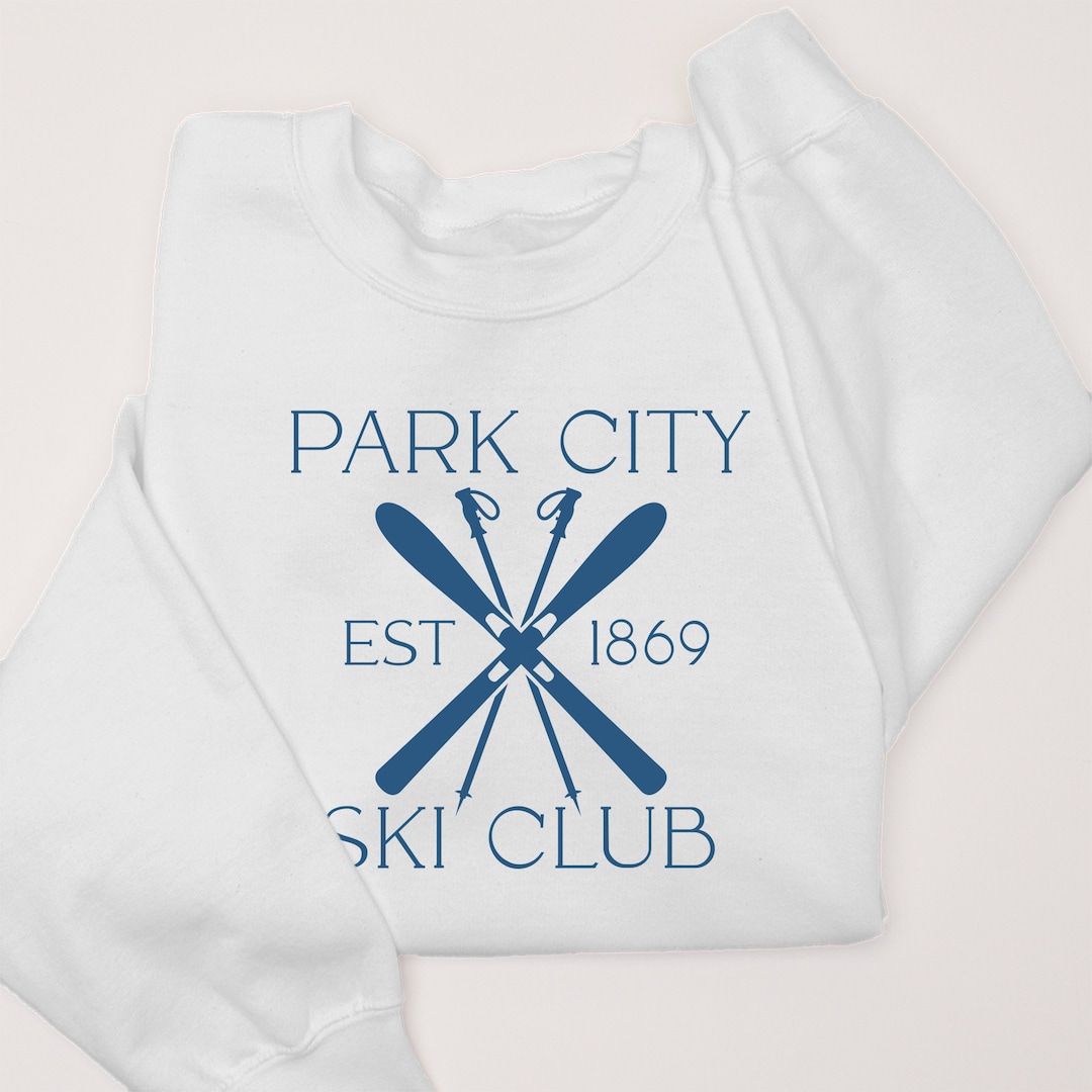 Park City Ski Club Sweatshirt, Park City Utah, Ski Club Sweatshirt, Ski