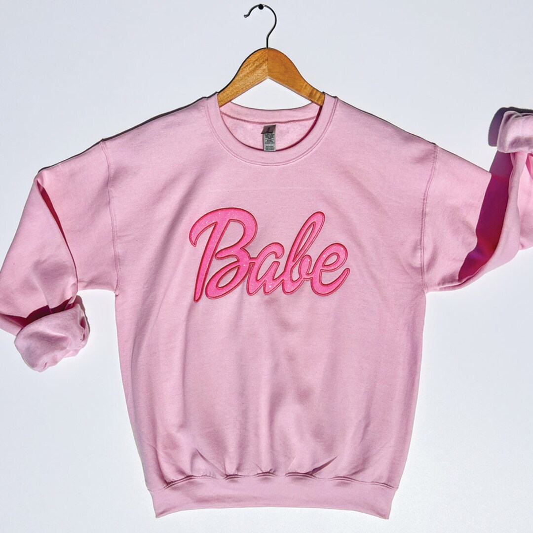 Cursive Doll Logo Sweatshirt, Glitter Sweatshirt, Crewneck Sweatshirt ...
