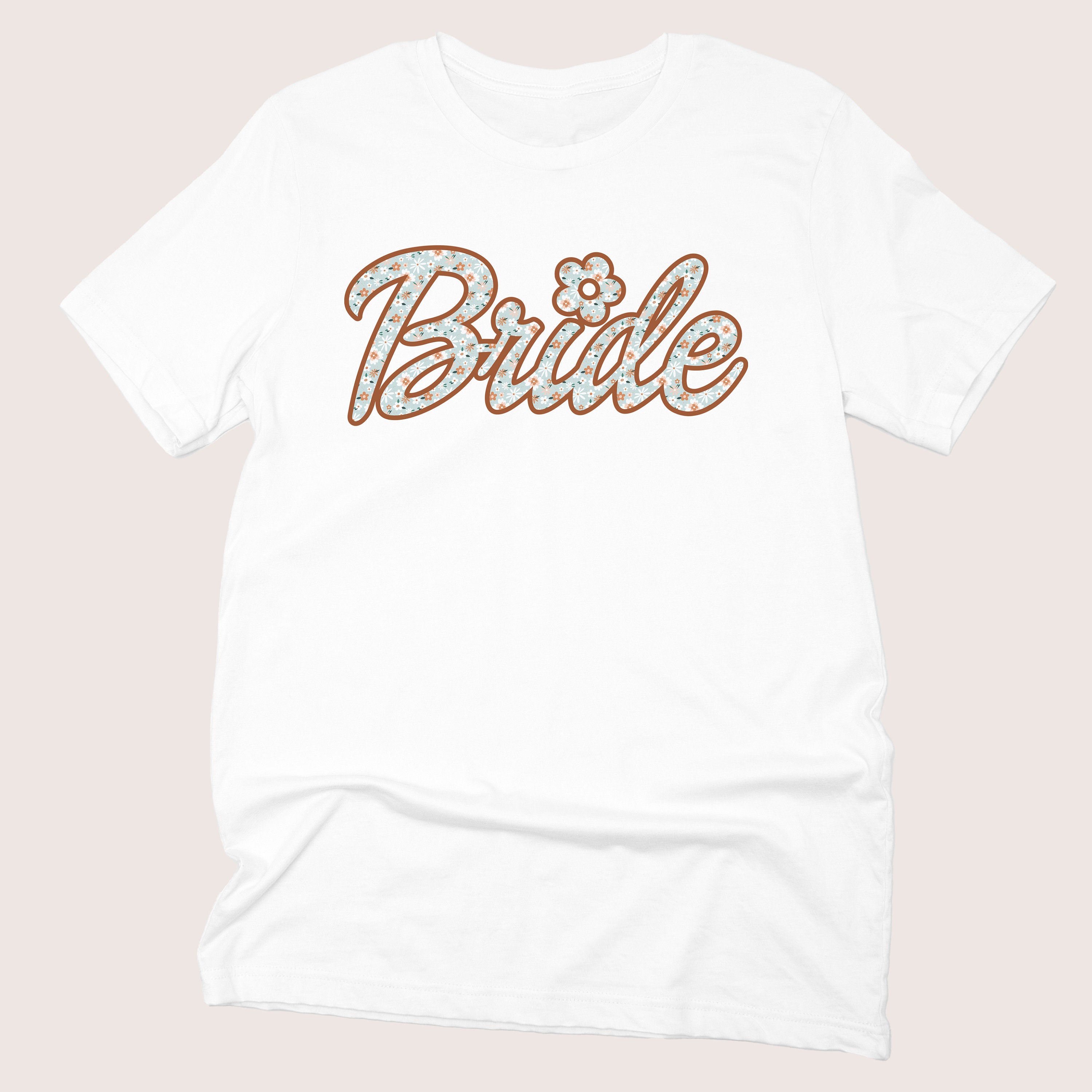 Cursive Doll Logo Bride Vintage Tee, Orange Flower, Spring Vintage T ...