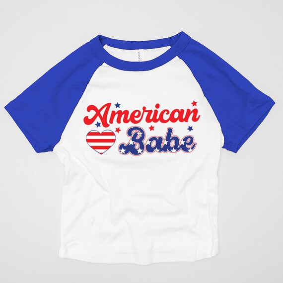 American Babe Monogram Tee American Babe Monogram Tee