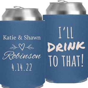 Came for the Love, Stayed for the Party Wedding Can Cooler – Style