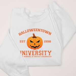 Halloweentown University Fall Crewneck Sweatshirt, Fall Crewneck, Halloween designs, Halloween Sweatshirt, University design