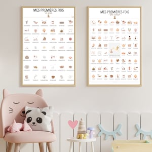 Pack de 2 carteles: Mis primeras veces + Mis primeras veces como abuela