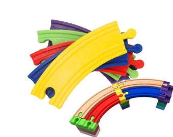 Inner-Radius For Mainline Style Railway | Brio Compatible | Track Adapters | Track Accessory | Track Extensions | Gifts for Grandson |Thomas