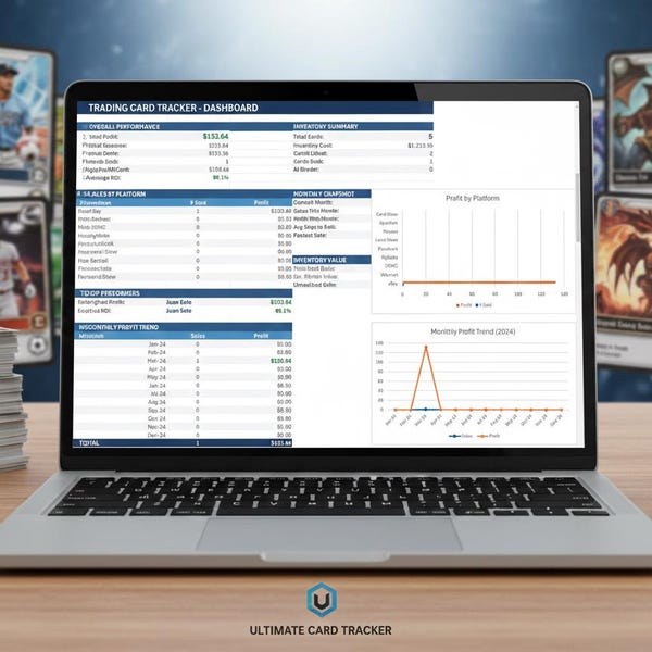 Sports Card Inventory Spreadsheet - Etsy