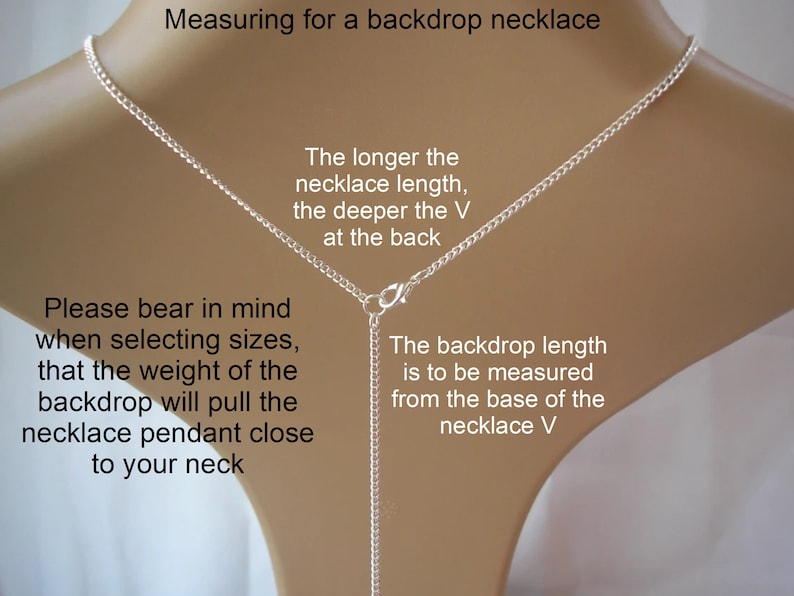 Long Drop Teardrop & Graduated Pearl Backdrop Necklace for - Etsy