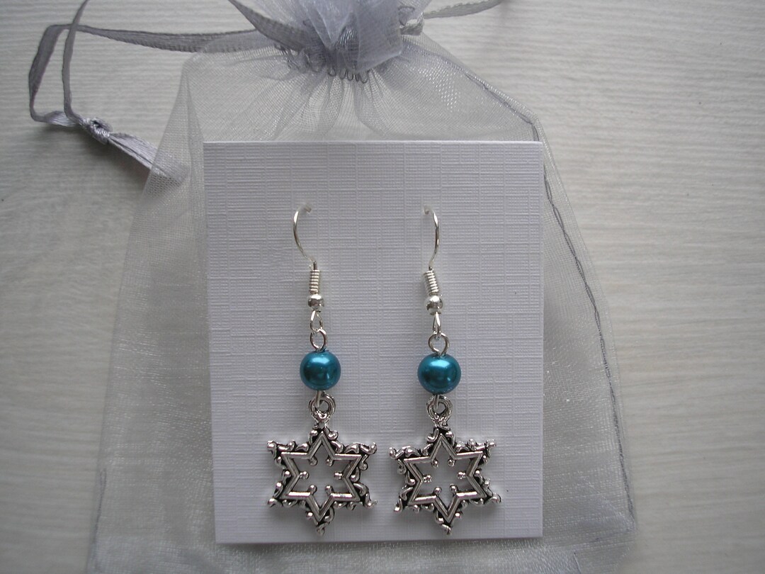 Etoile Star Drop Earrings Silver