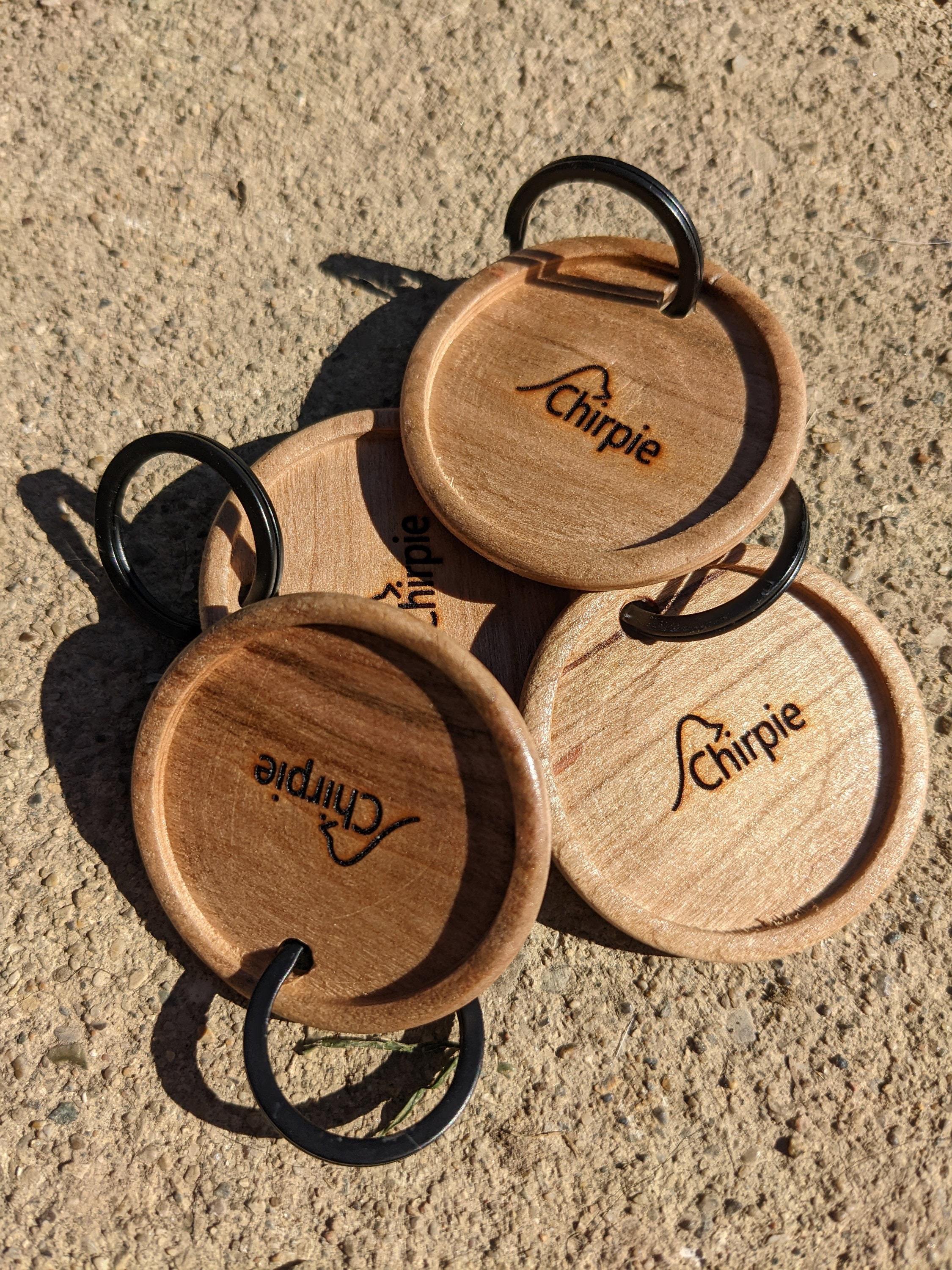 Disc Golf Keychain Wood Etsy