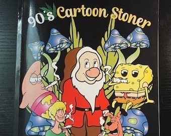 90's Themed Stoner Adult Coloring & Activity Book