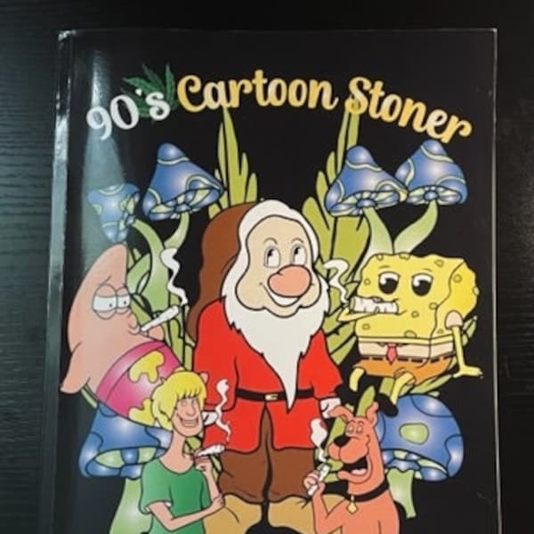 90's Themed Stoner Adult Coloring & Activity Book