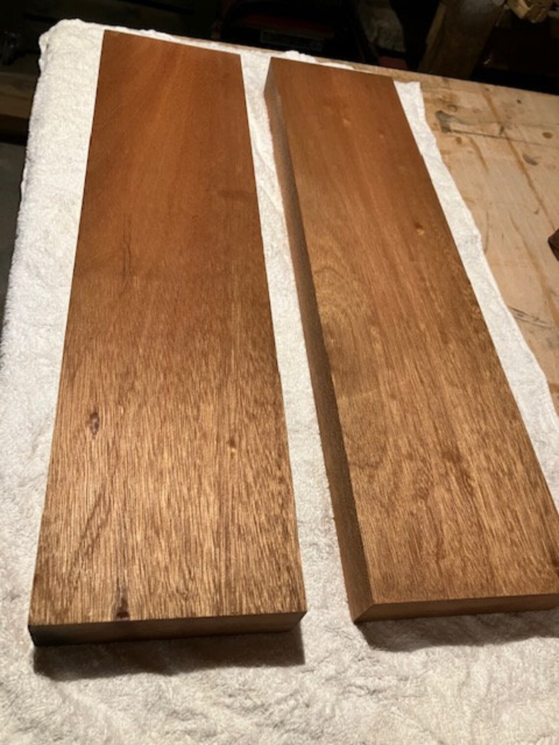 White Oak Wood Shelves Etsy