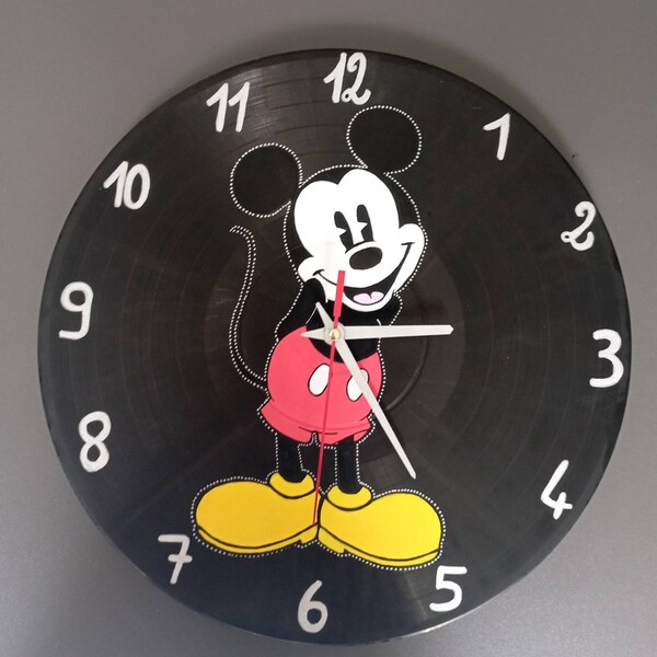 Horloge vinyle Mickey