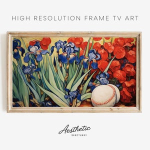 Baseball Frame TV Art | Baseball Digital Art | Samsung Frame TV Art