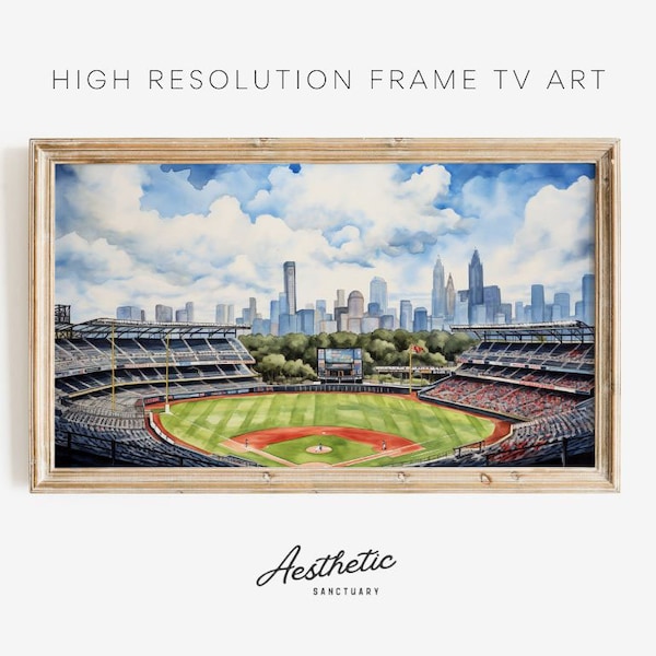 Baseball Frame TV Art | Baseball Digital Art | Samsung Frame TV Art