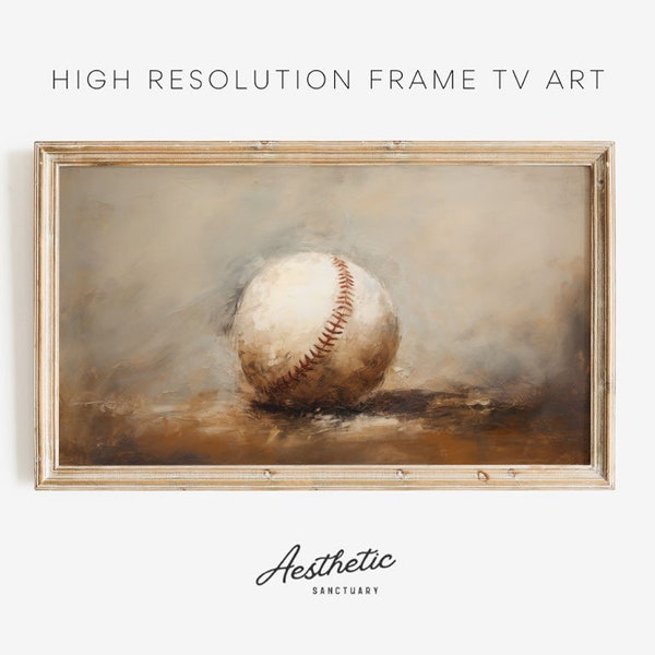 Baseball Frame TV Art | Baseball Digital Art | Samsung Frame TV Art
