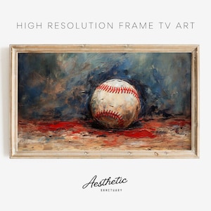 Baseball Frame TV Art | Baseball Digital Art | Samsung Frame TV Art