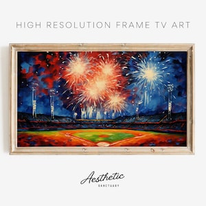 Baseball Frame TV Art | Baseball Digital Art | Samsung Frame TV Art
