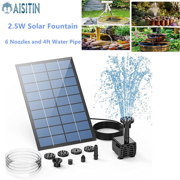 OLA's Solar Fountain Pump™ | Create a Beautiful Water Feature | No Electricity Required