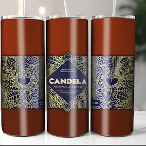 20oz skinny tumbler mamajuana wrap